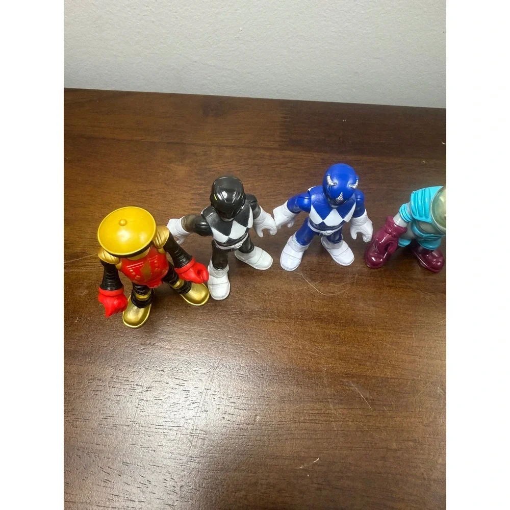 Imaginext Action Figure Lot Power Rangers Alpha 5 Mr Freeze DC Super Friends 7pc